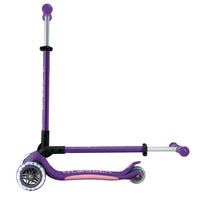 Globber Primo Foldable Plus Lights V2 可摺疊滑板車 - Purple / Pastel Pink (3 - 9Y+)