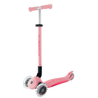 Globber Elite Lights 可摺疊滑板車 - Pastel Pink / Fuchsia (3 - 9Y+)