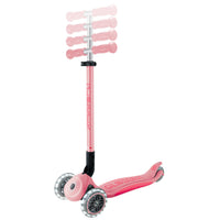 Globber Elite Lights 可摺疊滑板車 - Pastel Pink / Fuchsia (3 - 9Y+)