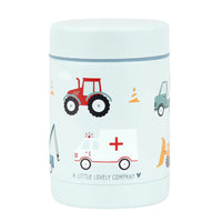 a-little-lovely-company-insulated-stainless-steel-food-jar-vehicles