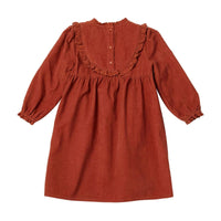 bonheur-du-jour-paris-claudie-girl-dress-terracotta-bdj-w25claudie-tc-2y
