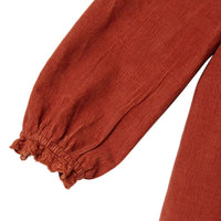 bonheur-du-jour-paris-claudie-girl-dress-terracotta-bdj-w25claudie-tc-2y