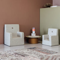 by KlipKlap KK Kids Chair 50x43x33cm - Multi Grey W. Grey