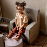 by KlipKlap KK Kids Chair XL 63x49x42cm - Beige W. Sand