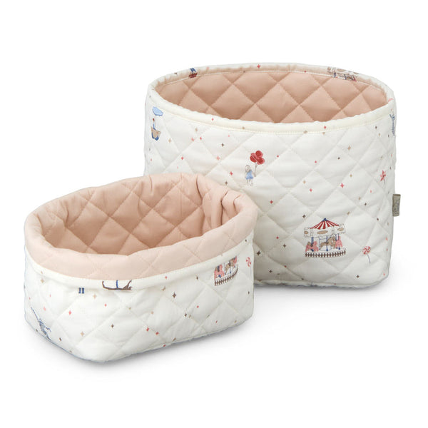 Cam Cam Copenhagen Quilted Storage Basket, Set Of Two - OCS - Carousel