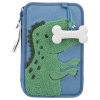 Depesche Dino World Double Pencil Case Blue Dini Mini