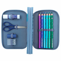 Depesche Dino World Double Pencil Case Blue Dini Mini