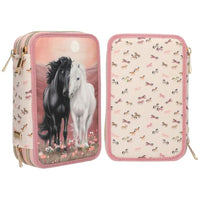 depesche-miss-melody-triple-pencil-case-blossom-pony-stationery-depe-0013968