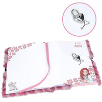depesche-topmodel-cosy-cat-diary-with-lock-pink-stationery-depe-0014201