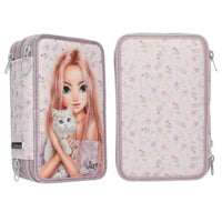 depesche-topmodel-triple-pencil-case-blooming-kitty-stationery-depe-0013958
