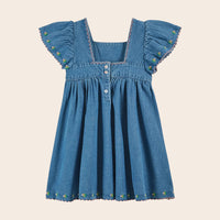 emile-et-ida-denim-embroidered-dress-denim-light