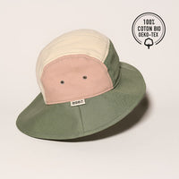 ki-et-la-camper-hat-anti-uv-green-natural-pink-kiet-kb1gnp-43-46cm