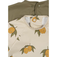 konges-sløjd-2-pack-dinner-bib-with-sleeves-sweet-and-sour-aloe-kong-s25ks102624-sasa-6-12m