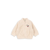 konges-sløjd-jazz-teddy-bomber-jacket-grs-sand-dollar-kong-w25ks103482-sd-12m