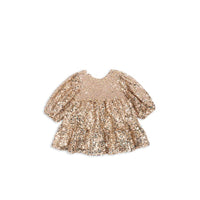 konges-sløjd-lila-sequins-bow-dress-gold-glitter-kong-w25ks103858-gg-2y