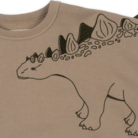 konges-sløjd-lou-animal-spike-dino-gots-oxford-tan-kong-w23ks6428-ot-2y