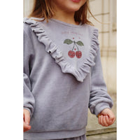 konges-sløjd-wally-frill-sweat-shirt-gots-tradewinds-kong-w25ks101731-trade-2y