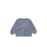 konges-sløjd-wally-frill-sweat-shirt-gots-tradewinds-kong-w25ks101731-trade-2y