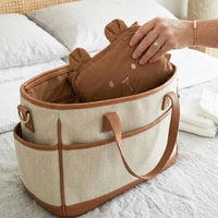 little-crevette-ourson-travel-changing-mat-caramel-baby-nursery-lcrv-unotvca
