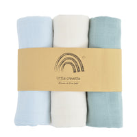 little-crevette-set-of-3-swaddles-60x60cm-blue-green-ecru-lcrv-unlab