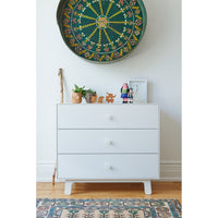 Oeuf 3 Drawer Dresser White - Classic Base (Pre-Order; Est. Delivery in 6-10 Weeks)