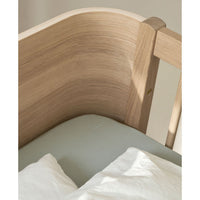 Oliver Furniture Wood Mini+ Cot Bed Oak (Pre-Order; Est. Delivery in 6-10 Weeks)
