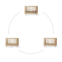 Oliver Furniture Wood Mini+ Cot Bed