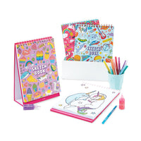 ooly-sketch-show-standing-sketchbook-cute-doodle-world-8-x-10-5-45-sheets-stationery-book-ooly-118-215