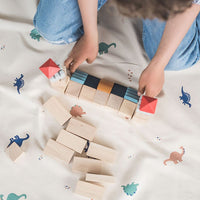 Play&Go Noomad Original 2-in-1 Playmat & Toy Storage Bag - Dino - Single Print - Ø140cm