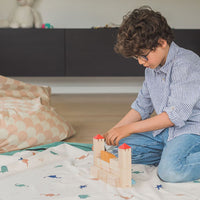 Play&Go Noomad Original 2-in-1 Playmat & Toy Storage Bag - Dino - Single Print - Ø140cm