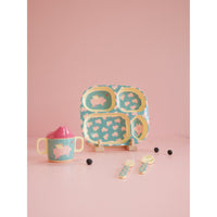 rice-dk-melamine-baby-dinner-set-in-gift-box-flying-pig-print-4-pcs-rice-babox-4zflyp