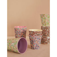rice-dk-melamine-cup-with-forest-flower-print-tall-400-ml-rice-melcu-lfofl