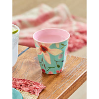rice-dk-melamine-cup-with-selma-flower-print-mint-medium-250-ml-rice-melcu-selflmi