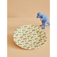 rice-dk-melamine-kids-side-plate-with-cars-print-rice-mespl-car