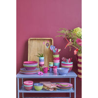 rice-dk-melamine-round-side-plates-in-asst-colors-6-pack-rice-mespl-6zaw23