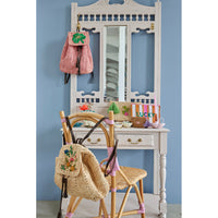 rice-dk-raffia-clutch-with-butterfly-application-lavender-pom-poms-in-tea-rice-bgclu-buttea