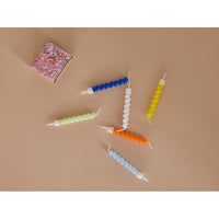 rice-dk-twisted-cake-candle-12pcs-blueish-color-design-rice-cdcak-twistb