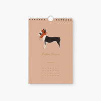 rifle-paper-co-2027-dog-of-the-month-kitchen-calendar-6x9-stationery-home-decor-rifl-cal108