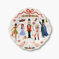 rifle-paper-co-nutcracker-porcelain-dessert-plate-set