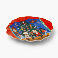 rifle-paper-co-nutcracker-porcelain-dessert-plate-set