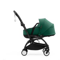 stokke-yoyo-baby-stroller-complete-set-black-frame-with-forest-seat-pack-bassinet-baby-nursery-yoyo-yo501spb03