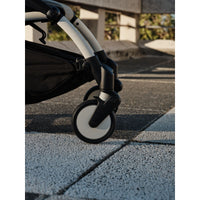 Stokke YOYO³ 6+ Baby Stroller Set - White Frame with Black 6+ Color Pack
