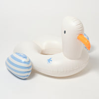 sunnylife-kids-tube-pool-ring-sid-the-seagull-blue-stripe-sunl-s51tprbl