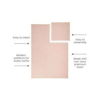 Toddlekind Prettier Puzzle Playmat Wild Sorbet 120x180cm - 6 Tiles & 12 Edging Borders