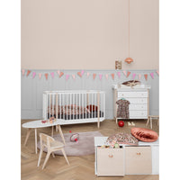 Oliver Furniture Wood Shelving Unit 5x2 Horizontal Shelf with Base (Pre-Order; Est. Delivery in 6-10 Weeks)