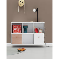 Oliver Furniture Wood Wall Shelving Unit 3x2 Horizontal Shelf with Support (Pre-Order; Est. Delivery in 6-10 Weeks)