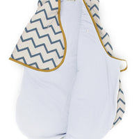 Nobodinoz Sleeping Bag Blue Zigzag