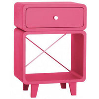 Laurette Chevet Zzz Bedside Table Bubble Gum (Pre-Order; Est. Delivery in 3-4 Months)