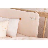 nobodinoz Nest Cot Bumper Honey Comb Dream Pink