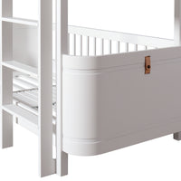 Oliver Furniture Wood Mini+ Low Bunk Bed White